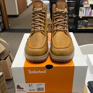 Timberland Men's Brown Leather Boots